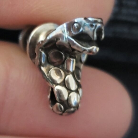 John Hardy Year of The Snake Pin. 925 Sterling Silver, Rare Authentic - Picture 1 of 8